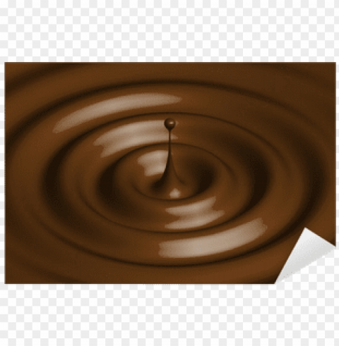vector chocolate drop ripples and splash sticker - plywood Transparent PNG image free