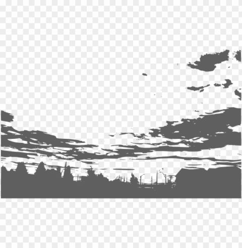 vector clouds - black and white clouds vector HighQuality PNG Isolated Illustration