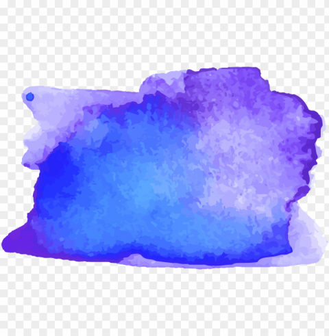 vector crystal watercolor - purple and blue watercolor PNG transparent graphic
