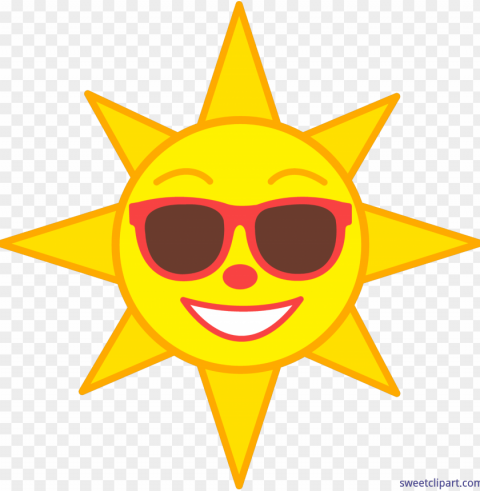 vector free library clip art sweet - sun clipart with sunglasses PNG images with transparent layer
