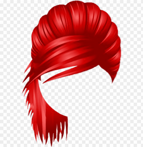 vector freeuse download nyc party pulled back hair - red hair clipart Isolated Design Element in HighQuality Transparent PNG