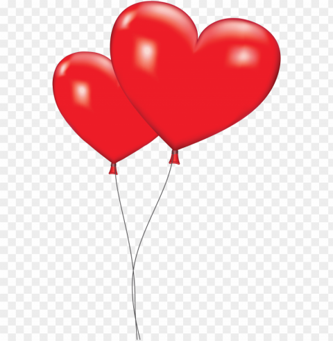 vector freeuse orange balloon large red balloons - heart balloon PNG transparent graphics for projects