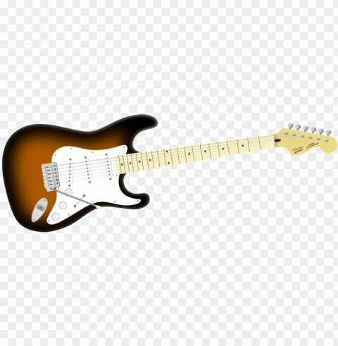 vector graphics - vector guitar Isolated Object on Transparent PNG