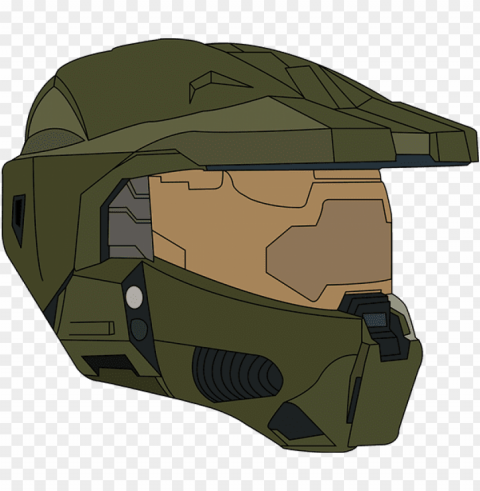 Vector Halo Helmet Royalty Free - Master Chief No Background Isolated Icon In Transparent PNG Format