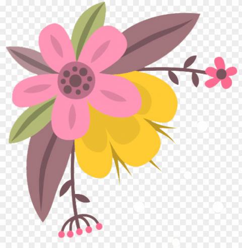 vector hand painted mothers day free and - vector graphics Isolated Object with Transparency in PNG
