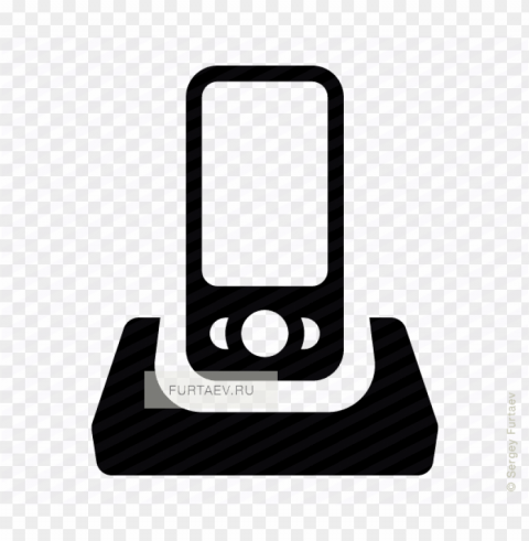 vector icon of telephone on dock station - phone dock icon PNG clear images