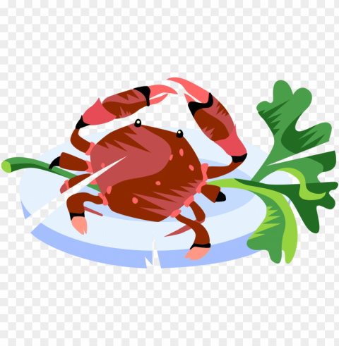 vector illustration of decapod marine crustacean crab - crab PNG Graphic with Isolated Design PNG transparent with Clear Background ID cf5046e7