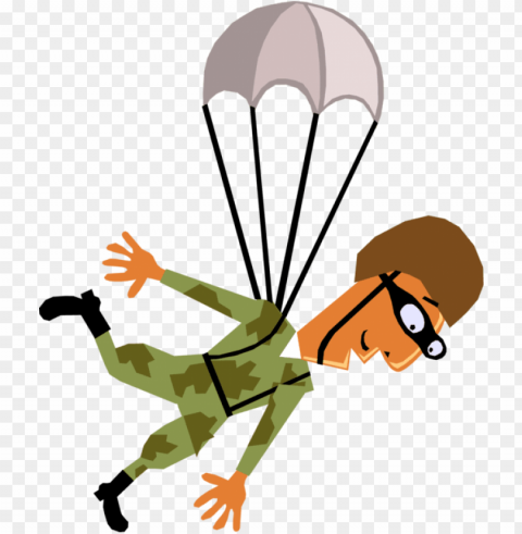 vector illustration of military armed forces paratrooper - paratrooper Clear PNG pictures package