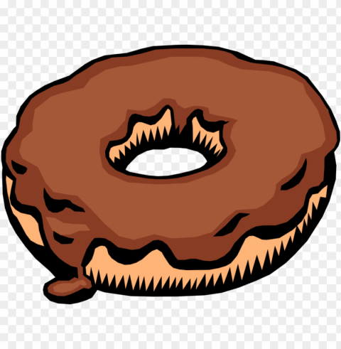 vector illustration of sweetened fried dough donut - ממתקים אנימציות PNG design