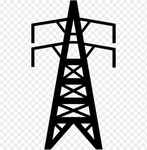 vector illustration of transmission towers carry electrical - electric tower clipart PNG transparent images extensive collection