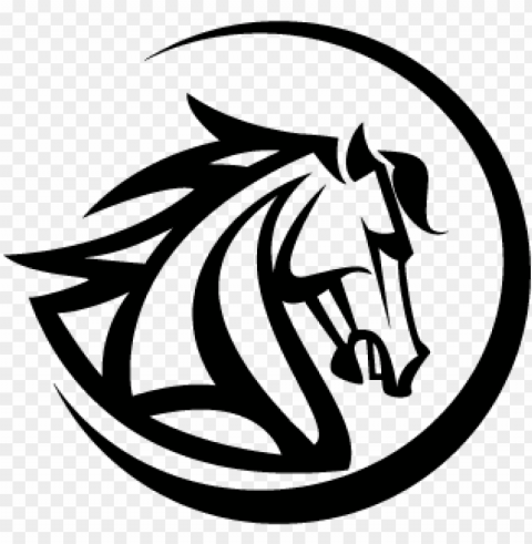 vector logo black horse head logo template - horse head vector PNG files with clear background