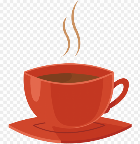 vector red cup of coffee - xicara vermelha vetor PNG images without subscription