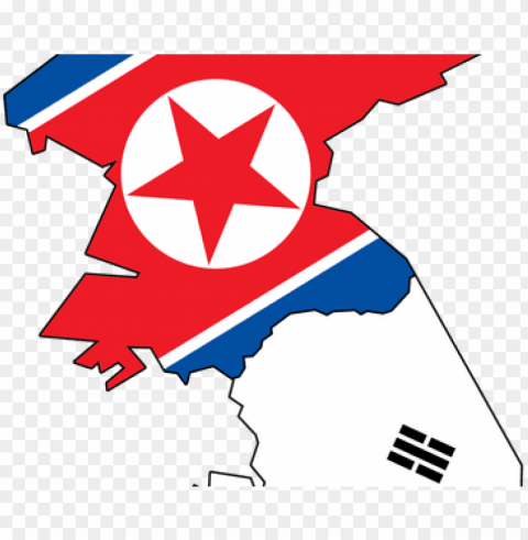 vector royalty free download map with flag k pictures - north korea flag ma Isolated Illustration in HighQuality Transparent PNG