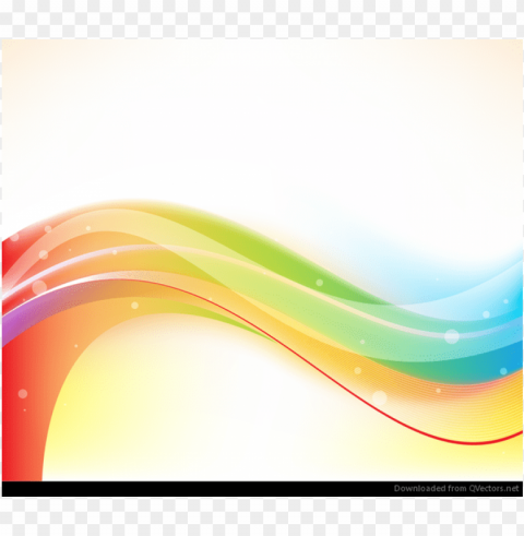 Vectores Ondas Colores Clear Background PNG Isolated Graphic Design