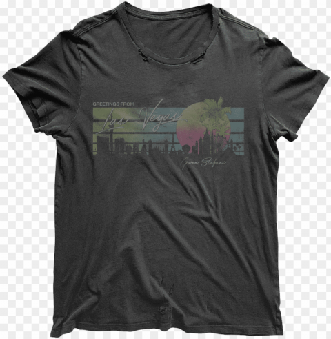 vegas skyline distressed tee - distressed tee PNG for personal use
