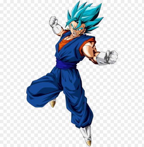 vegito super saiyan blue by frost z-dbtix5j - vegito blue Clean Background Isolated PNG Graphic Detail