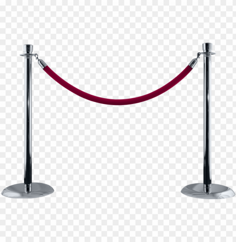 velvet ropes- 8 - rope stanchio Isolated Artwork on Transparent PNG