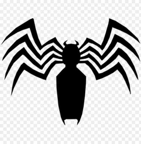venom spiderman symbol - marvel venom logo PNG Image Isolated with Clear Background