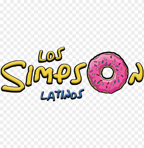 ver los simpsons online latino tv peliculas y series - logo de los simpso PNG Isolated Design Element with Clarity