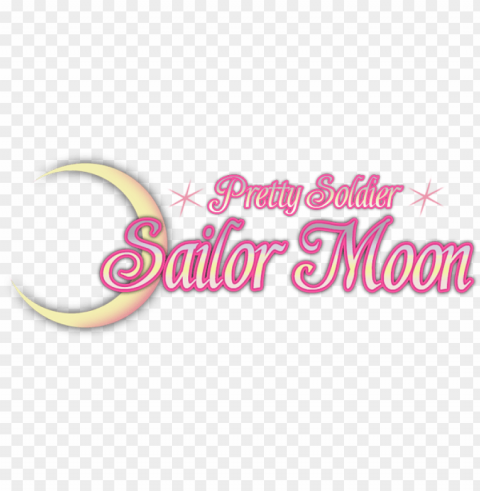 very first anime you watched - sailor moon logo vector Isolated Object with Transparent Background PNG