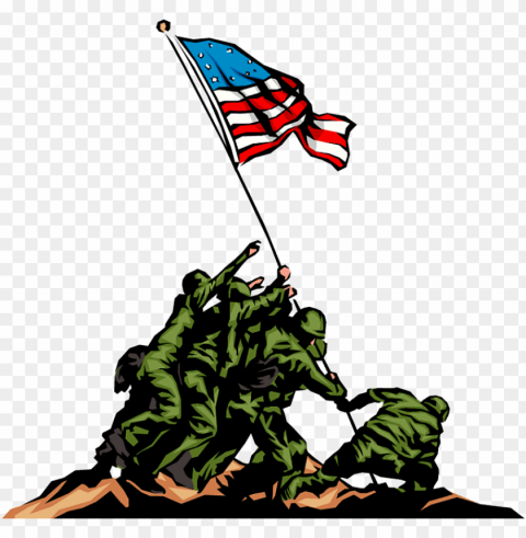 Veterans Day Clipart - Memorial Day Clipart Transparent PNG Isolated Artwork