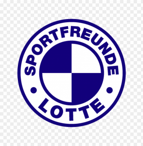 vfl sportfreunde lotte vector logo Clean Background Isolated PNG Character