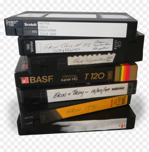 Vhs Tapes - Old Movie Discs Isolated Artwork On HighQuality Transparent PNG