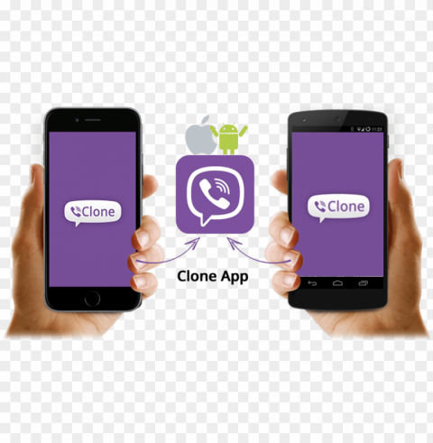 viber clone source code Isolated Subject with Clear PNG Background