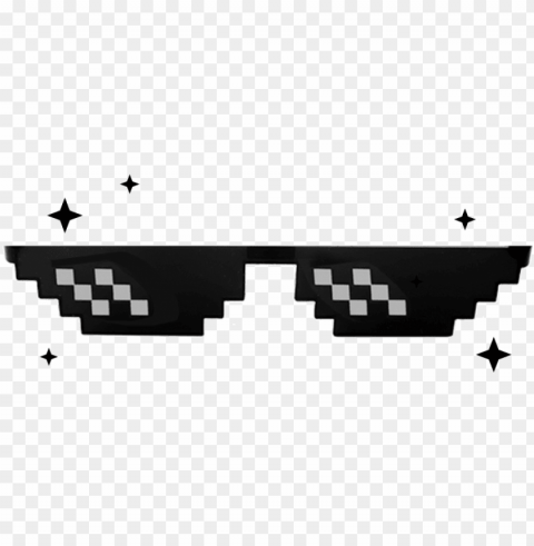 vibrating sound with the same mosaic glasses anime - deal with it glasses PNG images for mockups