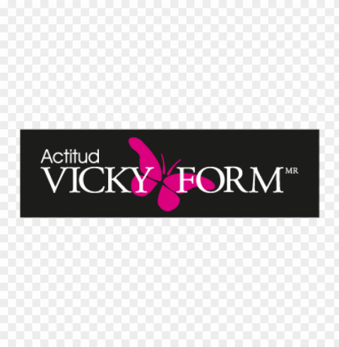 vicky form vector logo download free Clear Background PNG Isolated Subject