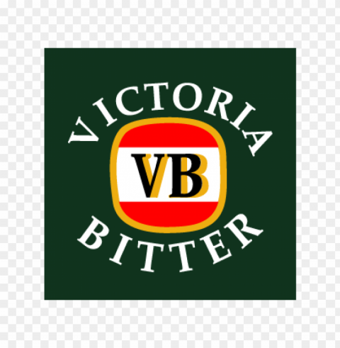 victoria bitter beer vector logo Isolated Item with Transparent PNG Background