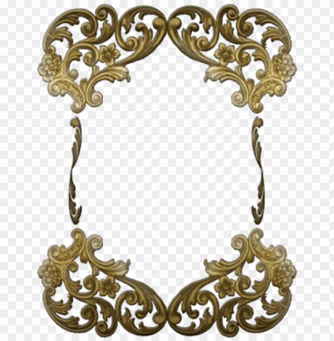victorian golden ornate frame - gold victorian frame Clear pics PNG