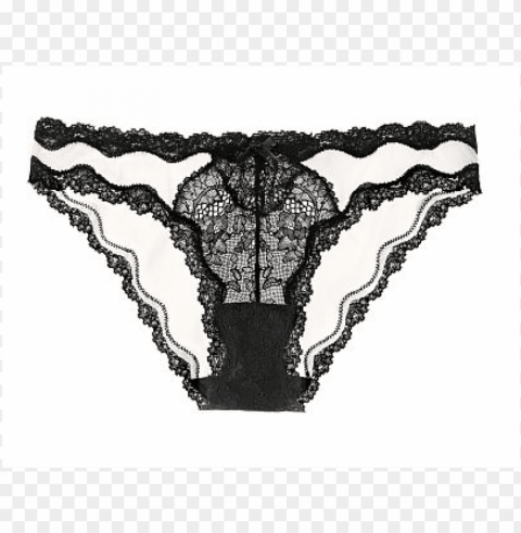 victoria's secret dream angels lace trim cheekini panty - panties PNG for free purposes PNG transparent with Clear Background ID eeee5097