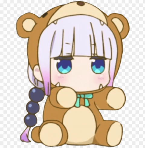 view 1502287555777 - kanna bear anime Isolated Element in HighQuality PNG