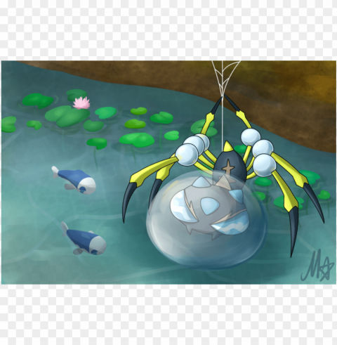 view araquanid by maruipanamka-das0l90 - pokemon araquanid PNG with Isolated Object and Transparency PNG transparent with Clear Background ID 69a10401