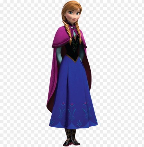 view full size - disney frozen anna cardboard cutout PNG Image with Transparent Isolated Design