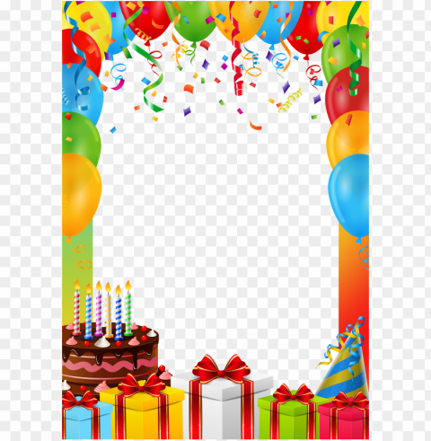 View Full Size - Happy Birthday Frame Transparent PNG Images Extensive Gallery