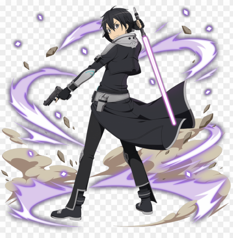view fullsize kirito image - sword art online memory defrag kirito Clear PNG pictures free PNG transparent with Clear Background ID 18c2935e