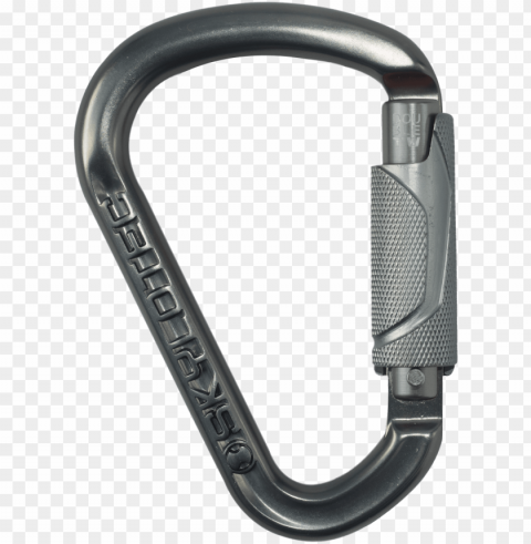 view - carabiner HighResolution Isolated PNG Image