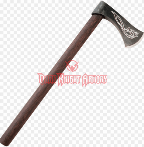 viking battle axe - viking throwing axe template Clean Background Isolated PNG Design