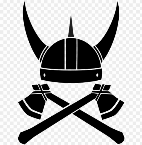 viking hat rubber stamp - viking helmet ico Clean Background Isolated PNG Graphic