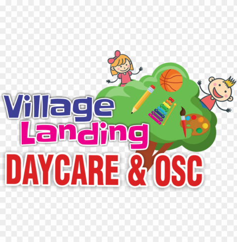 Village Landing Daycare Clean Background Isolated PNG Icon