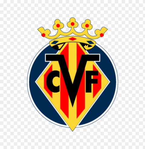 villareal c de f vector logo Isolated Graphic Element in HighResolution PNG