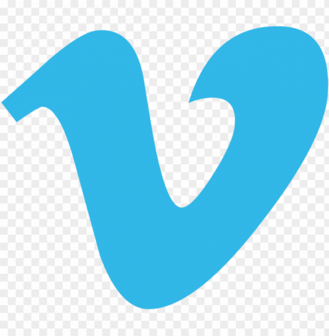vimeo v logo PNG Graphic with Clear Isolation