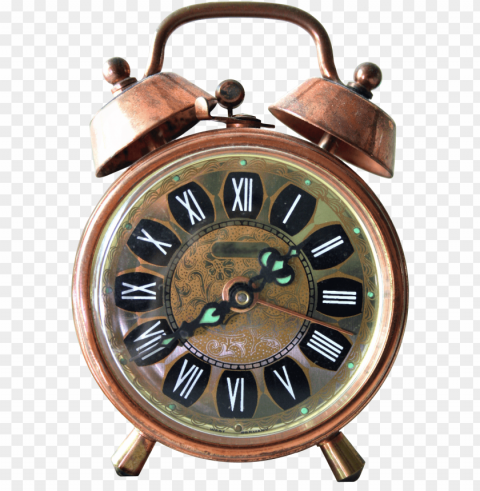 vintage alarm clock - pendentif au cabochon vintage À la montre ancienne Transparent PNG graphics complete archive