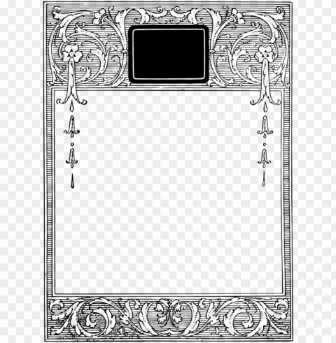 vintage borders borders frames ornaments free - clip art Isolated PNG on Transparent Background