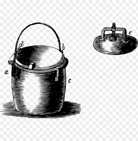 vintage cooking pot Isolated Item on HighResolution Transparent PNG