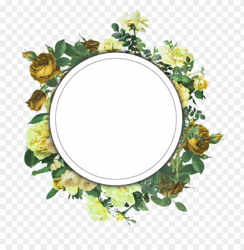 vintage floral frame collection free to download - vintage floral photo frame Transparent PNG Isolated Item
