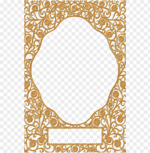 vintage gold wedding PNG Image with Isolated Icon