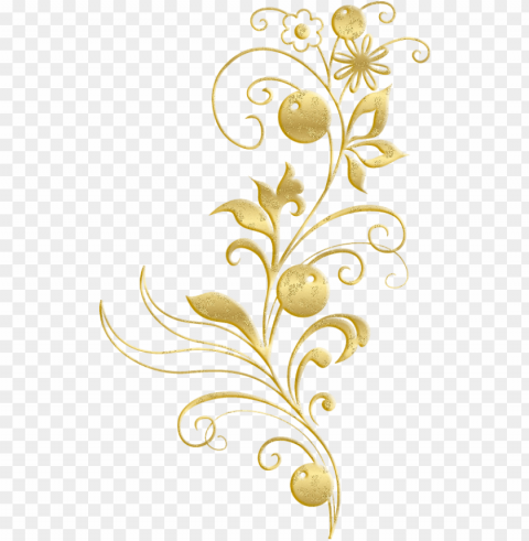 vintage gold wedding PNG images with no watermark